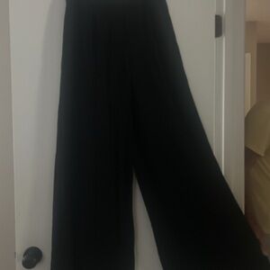 Ralph Lauren Elegant Black Wide-Leg Pants